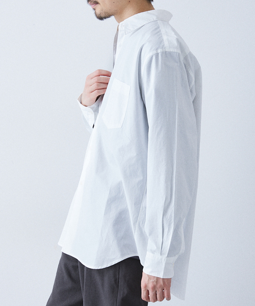 417 EDIFICE(フォーワンセブンエディフィス)の「【Essential / エッセンシャル】 SHIRT(シャツ/ブラウス・メンズ・ホワイト/スカイブルー/ブラック/ベージュ/ラベンダー/イエロー系その他・SMALL/MEDIUM/LARGE/XX-LARGE)」の15枚目の写真