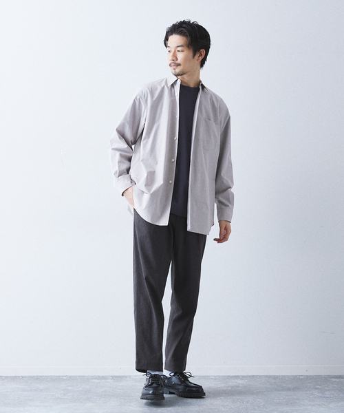 417 EDIFICE(フォーワンセブンエディフィス)の「【Essential / エッセンシャル】 SHIRT(シャツ/ブラウス・メンズ・ホワイト/スカイブルー/ブラック/ベージュ/ラベンダー/イエロー系その他・SMALL/MEDIUM/LARGE/XX-LARGE)」の21枚目の写真