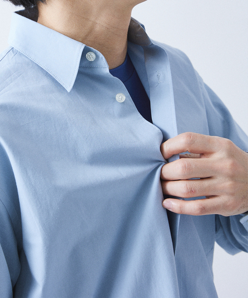 417 EDIFICE(フォーワンセブンエディフィス)の「【Essential / エッセンシャル】 SHIRT(シャツ/ブラウス・メンズ・ホワイト/スカイブルー/ブラック/ベージュ/ラベンダー/イエロー系その他・SMALL/MEDIUM/LARGE/XX-LARGE)」の13枚目の写真