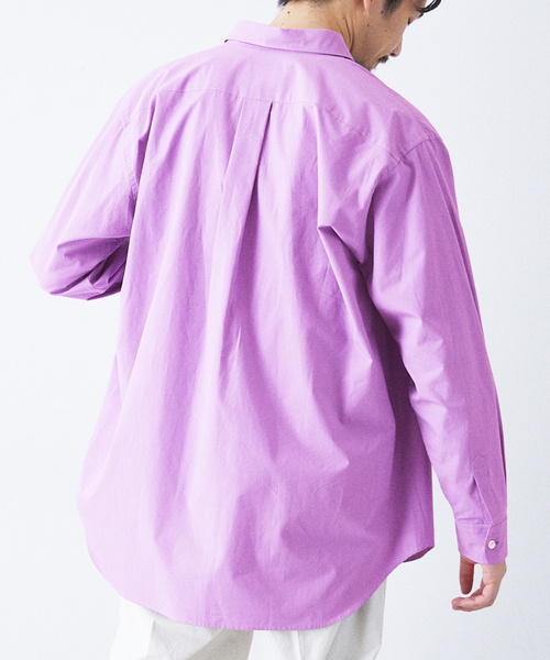 417 EDIFICE(フォーワンセブンエディフィス)の「【Essential / エッセンシャル】 SHIRT(シャツ/ブラウス・メンズ・ホワイト/スカイブルー/ブラック/ベージュ/ラベンダー/イエロー系その他・SMALL/MEDIUM/LARGE/XX-LARGE)」の22枚目の写真