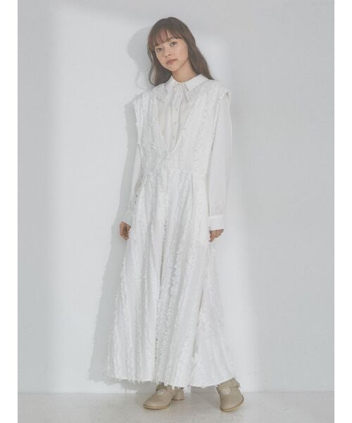 merry jenny(メリージェニー)の「ダブルベルトブーツ(ブーツ・レディース・ブラック/ベージュ・MEDIUM/LARGE)」の6枚目の写真