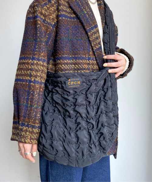 CPCM（シーピーシーエム）の「キルティングボリュームショルダーバッグ（ショルダーバッグ・メンズ・ブラック/オフホワイト・FREE）」の17枚目の写真