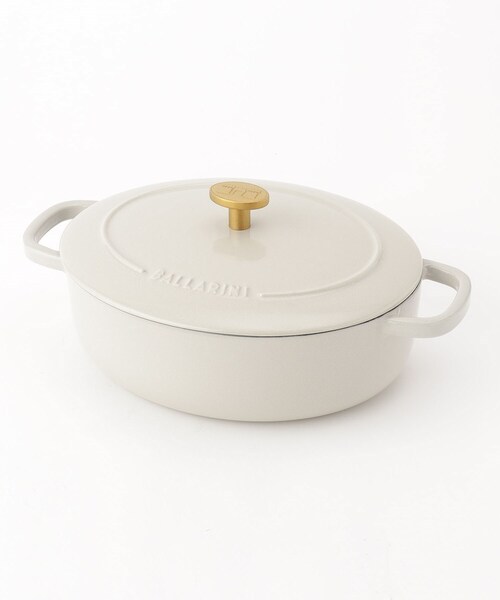 セール】◇ベラモンテ オーバル 23cm クリームホワイト ＜BALLARINI