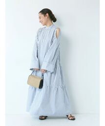 Ungrid | ショルダースリットスタンドカラーシャツワンピース(ワンピース)