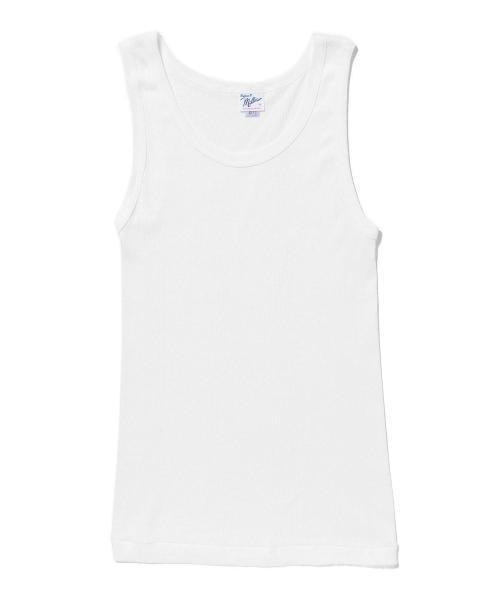 MILLER(ミラー)の「MILLER / SOLID TANK TOP(タンクトップ・メンズ・ブラック/ホワイト/グレー・MEDIUM/LARGE/SMALL)」の7枚目の写真