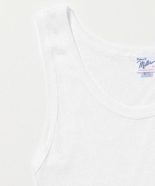 MILLER(ミラー)の「MILLER / SOLID TANK TOP(タンクトップ・メンズ・ブラック/ホワイト/グレー・MEDIUM/LARGE/SMALL)」の4枚目の写真