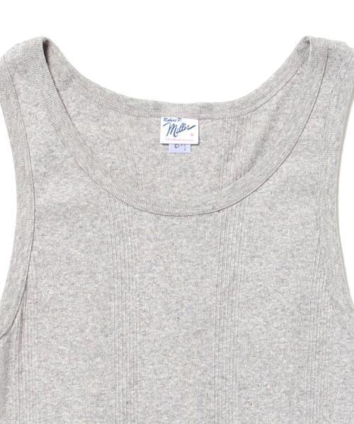MILLER(ミラー)の「MILLER / SOLID TANK TOP(タンクトップ・メンズ・ブラック/ホワイト/グレー・MEDIUM/LARGE/SMALL)」の13枚目の写真