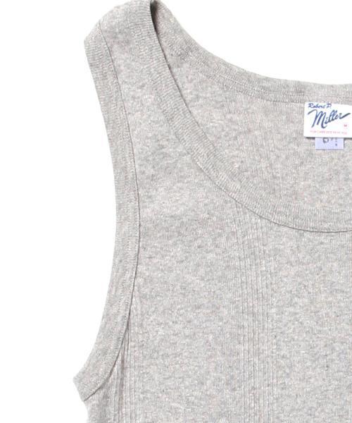 MILLER(ミラー)の「MILLER / SOLID TANK TOP(タンクトップ・メンズ・ブラック/ホワイト/グレー・MEDIUM/LARGE/SMALL)」の14枚目の写真