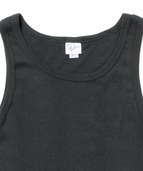 MILLER(ミラー)の「MILLER / SOLID TANK TOP(タンクトップ・メンズ・ブラック/ホワイト/グレー・MEDIUM/LARGE/SMALL)」の17枚目の写真