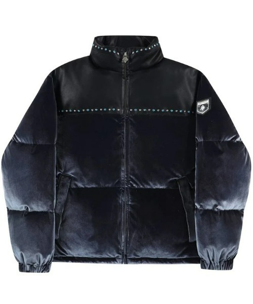 A´GEM/9 × .kom『SUPPLIER/サプライヤー』STUDS VELOUR PUFFER 