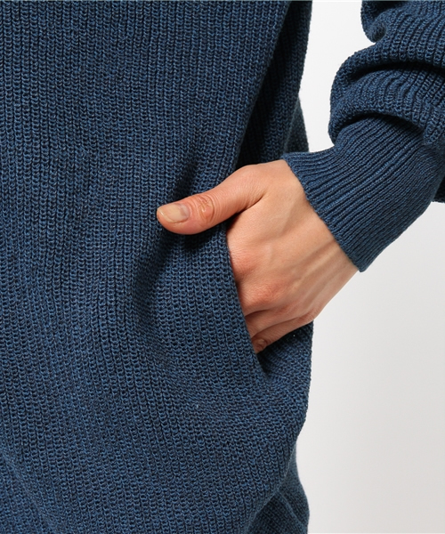 MOUSSY（マウジー）の「OVERSIZED KNIT CDK（カーディガン/ボレロ・レディース・ダークブルー/トップグレー/ライトグリーン・FREE）」の8枚目の写真