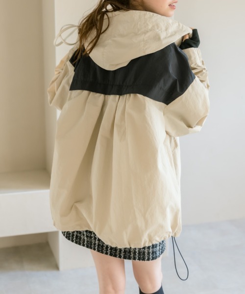 OLIVE des OLIVE（オリーブデオリーブ）の「配色マウンテンパーカー　1031070050（マウンテンパーカー・レディース・ベージュ/イエロー/オフホワイト・FREE）」の16枚目の写真