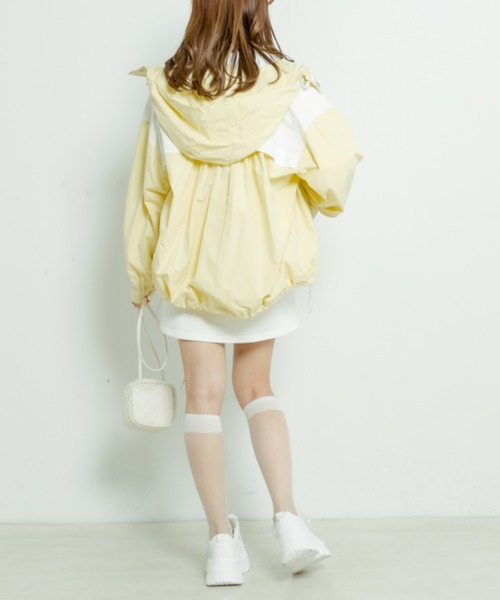 OLIVE des OLIVE（オリーブデオリーブ）の「配色マウンテンパーカー　1031070050（マウンテンパーカー・レディース・ベージュ/イエロー/オフホワイト・FREE）」の22枚目の写真