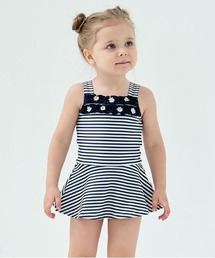 combimini（コンビミニ）の「ワンピース水着（ボーダー）（水着・キッズ）」