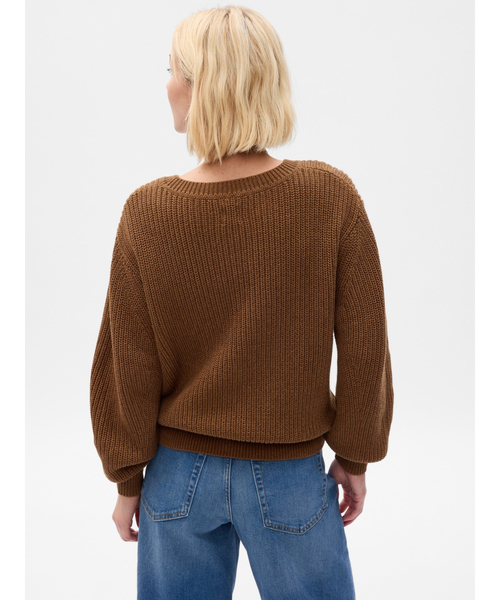 GAP（ギャップ）の「シェーカーステッチ クルーネックセーター（ニット