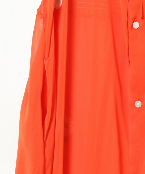 Ray BEAMS（レイビームス）の「NOMA t.d. × Ray BEAMS / 別注 Chiffon Dress（ワンピース・レディース・オレンジ・ONE SIZE）」の4枚目の写真