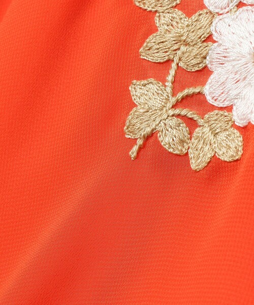 Ray BEAMS（レイビームス）の「NOMA t.d. × Ray BEAMS / 別注 Chiffon Dress（ワンピース・レディース・オレンジ・ONE SIZE）」の6枚目の写真