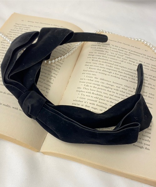 WEGO(ウィゴー)の「WEGO/リボンカチューシャ(カチューシャ・レディース・ブラック・FREE)」の5枚目の写真