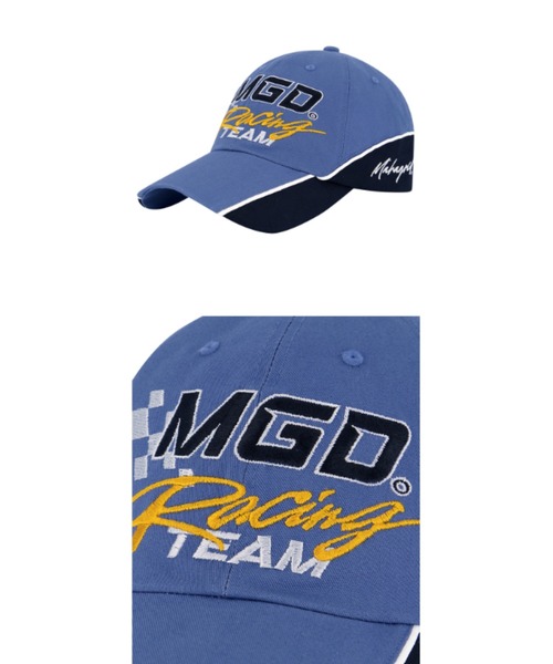MAHAGRID（マハグリッド）の「『mahagrid/マハグリッド』RACING BALL CAP/レーシングボール キャップ（キャップ・レディース・ブラック/ネイビー・FREE）」の5枚目の写真