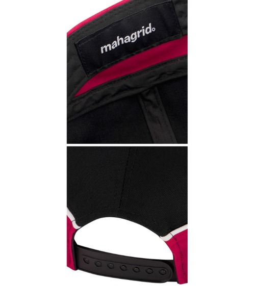 MAHAGRID（マハグリッド）の「『mahagrid/マハグリッド』RACING BALL CAP/レーシングボール キャップ（キャップ・レディース・ブラック/ネイビー・FREE）」の8枚目の写真