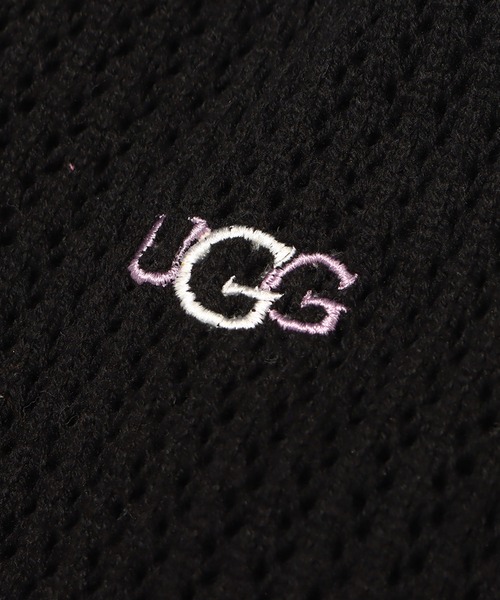 UGG（アグ）の「UGG@mos オープンネックニットトップス / アグ オープンネックニットトップス（ニット/セーター・レディース・グレー/ホワイト/ブラック・L/M）」の9枚目の写真