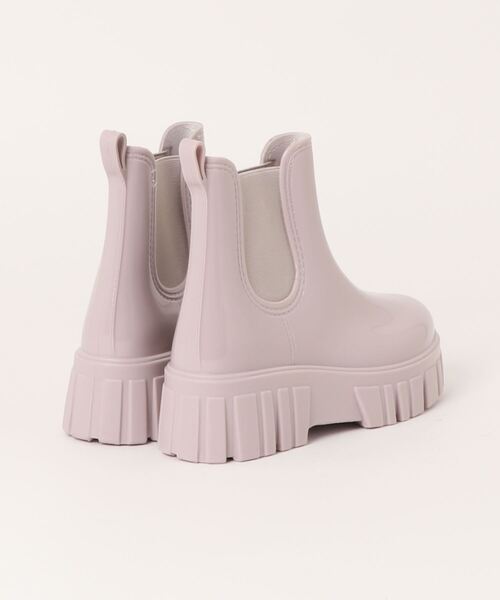 aimoha（アイモハ）の「厚底ショートレインブーツ（レインシューズ・レディース・ライトベージュ/ライトグレー/ピンク/ベージュ/パープル/ブラック・23.0cm/25.0cm/23.5cm/24.5cm/24.0cm/25.5cm）」の8枚目の写真