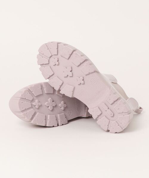 aimoha（アイモハ）の「厚底ショートレインブーツ（レインシューズ・レディース・ライトベージュ/ライトグレー/ピンク/ベージュ/パープル/ブラック・23.0cm/25.0cm/23.5cm/24.5cm/24.0cm/25.5cm）」の7枚目の写真