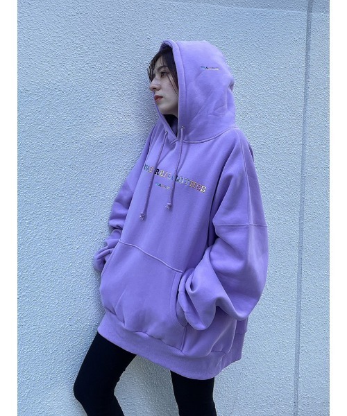 ENVYM（アンビー）の「カラーエンブロイダリールーズＰＯ（パーカー・レディース・ホワイト/パープル/ブルー/ブラック・FREE）」の11枚目の写真