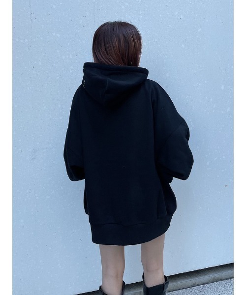 ENVYM（アンビー）の「カラーエンブロイダリールーズＰＯ（パーカー・レディース・ホワイト/パープル/ブルー/ブラック・FREE）」の18枚目の写真