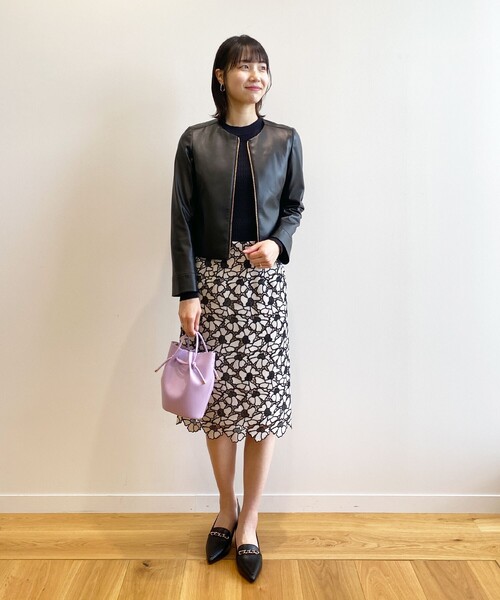 index（インデックス）の「◆巾着型ミニショルダー（ショルダーバッグ・レディース・ライトパープル/ブラック/オフホワイト・00）」の16枚目の写真