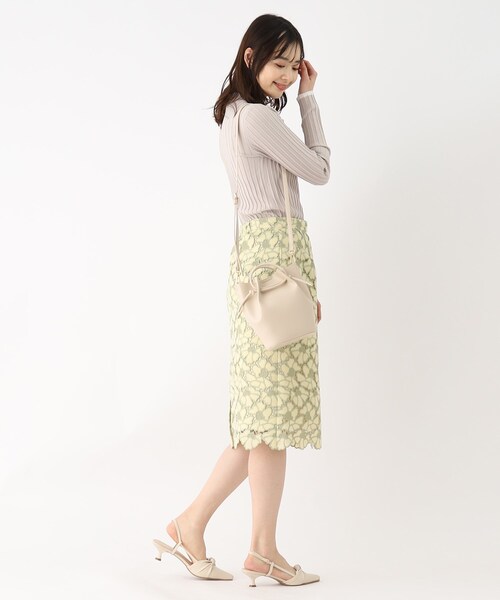 index（インデックス）の「◆巾着型ミニショルダー（ショルダーバッグ・レディース・ライトパープル/ブラック/オフホワイト・00）」の19枚目の写真