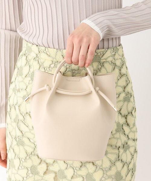 index（インデックス）の「◆巾着型ミニショルダー（ショルダーバッグ・レディース・ライトパープル/ブラック/オフホワイト・00）」の21枚目の写真