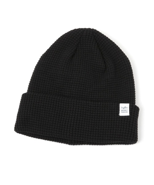 BAYFLOW（ベイフロー）の「ワッフルニットワッチ（ニットキャップ/ビーニー・メンズ・ブラック/オレンジ/ナチュラル/アクア/クリアブルー/グレー/オレンジ系その他2・FREE）」の21枚目の写真