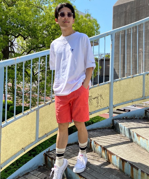 Columbia（コロンビア）の「【展開店舗限定】columbia/コロンビア インペリアルパーク オーバーサイズ/ワイドシルエット バックプリントTシャツ/半袖Tシャツ PM6871（Tシャツ/カットソー・レディース・グリーン系その他/グリーン/ブラック×ホワイト/ホワイト×パープル/ブラウン/ホワイト×ブラック/ブラウン系その他/ブラック×ブルー・M/L/XL/S）」の14枚目の写真