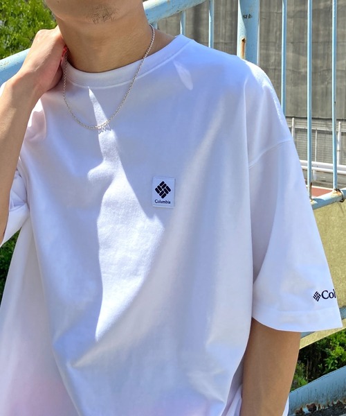 Columbia（コロンビア）の「【展開店舗限定】columbia/コロンビア インペリアルパーク オーバーサイズ/ワイドシルエット バックプリントTシャツ/半袖Tシャツ PM6871（Tシャツ/カットソー・レディース・グリーン系その他/グリーン/ブラック×ホワイト/ホワイト×パープル/ブラウン/ホワイト×ブラック/ブラウン系その他/ブラック×ブルー・M/L/XL/S）」の17枚目の写真