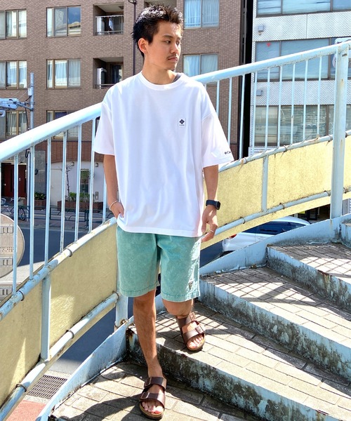 Columbia（コロンビア）の「【展開店舗限定】columbia/コロンビア インペリアルパーク オーバーサイズ/ワイドシルエット バックプリントTシャツ/半袖Tシャツ PM6871（Tシャツ/カットソー・レディース・グリーン系その他/グリーン/ブラック×ホワイト/ホワイト×パープル/ブラウン/ホワイト×ブラック/ブラウン系その他/ブラック×ブルー・M/L/XL/S）」の19枚目の写真