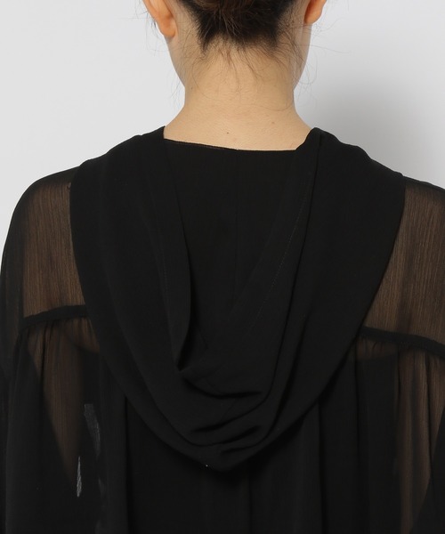 mysty woman（ミスティウーマン）の「［追加4］楊柳シアーパーカー　193459（パーカー・レディース・ライトベージュ/ホワイト系その他/ブラック/ライトグリーン/ダークグリーン/モカ/ライトピンク/オレンジ・FREE）」の21枚目の写真