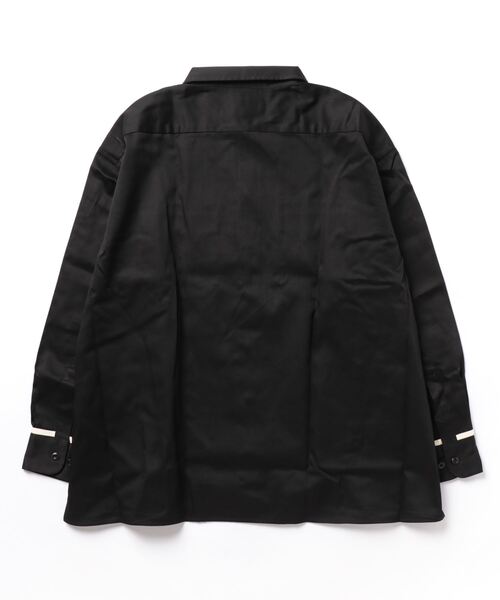 Dickies シーナ&ロケッツ　ワークシャツ　M （Ｌ）　新品　黒 Dickies】長袖 ワイドワークシャツ（シャツ/ブラウス）｜Dickies