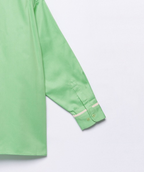 Dickies（ディッキーズ）の「【Dickies】長袖 ワイド ワークシャツ / 両胸ポケット / ディッキーズ（シャツ/ブラウス・メンズ・ブラック/ピンク系/オレンジ/ミント・S/M/L）」の11枚目の写真