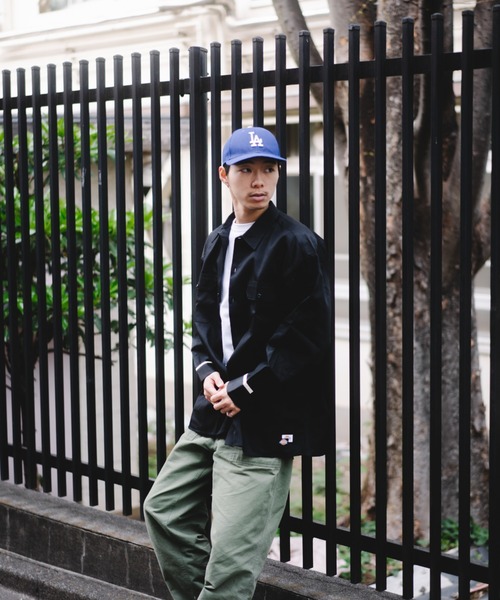 Dickies（ディッキーズ）の「【Dickies】長袖 ワイド ワークシャツ / 両胸ポケット / ディッキーズ（シャツ/ブラウス・メンズ・ブラック/ピンク系/オレンジ/ミント・S/M/L）」の16枚目の写真