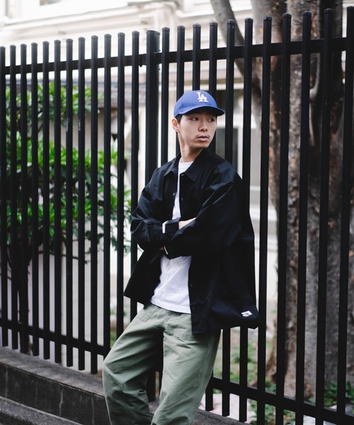 Dickies（ディッキーズ）の「【Dickies】長袖 ワイド ワークシャツ / 両胸ポケット / ディッキーズ（シャツ/ブラウス・メンズ・ブラック/ピンク系/オレンジ/ミント・S/M/L）」の17枚目の写真