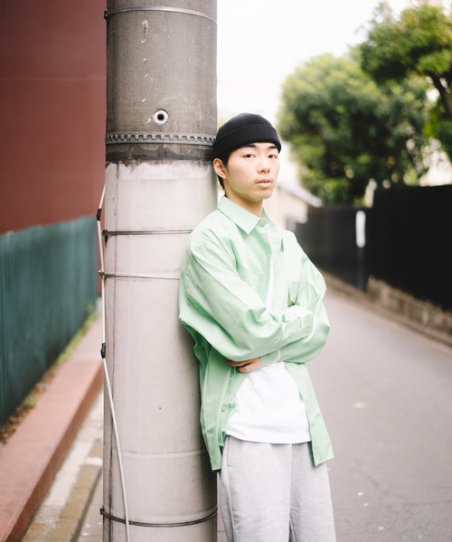 Dickies（ディッキーズ）の「【Dickies】長袖 ワイド ワークシャツ / 両胸ポケット / ディッキーズ（シャツ/ブラウス・メンズ・ブラック/ピンク系/オレンジ/ミント・S/M/L）」の19枚目の写真