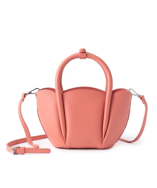 couture brooch（クチュールブローチ）の「◆スカラップミニバッグ（ショルダーバッグ・レディース・ブラック/アイボリー/ベビーピンク・00）」の6枚目の写真