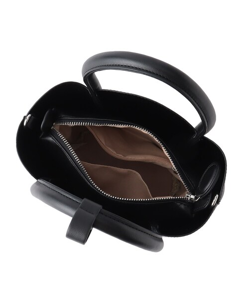 couture brooch（クチュールブローチ）の「◆スカラップミニバッグ（ショルダーバッグ・レディース・ブラック/アイボリー/ベビーピンク・00）」の11枚目の写真