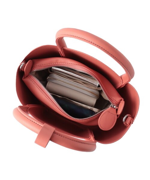 couture brooch（クチュールブローチ）の「◆スカラップミニバッグ（ショルダーバッグ・レディース・ブラック/アイボリー/ベビーピンク・00）」の13枚目の写真