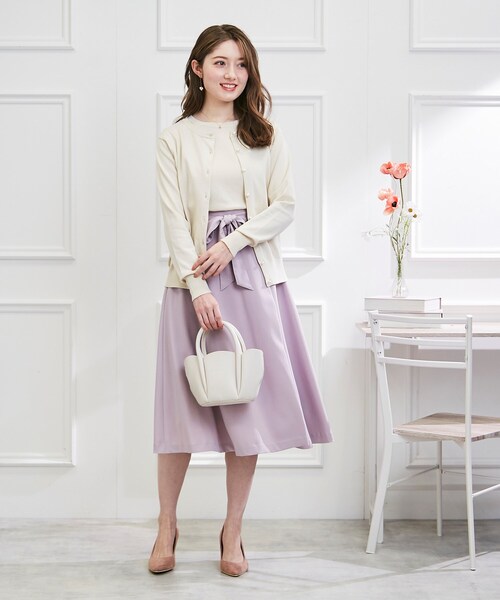 couture brooch（クチュールブローチ）の「◆スカラップミニバッグ（ショルダーバッグ・レディース・ブラック/アイボリー/ベビーピンク・00）」の16枚目の写真