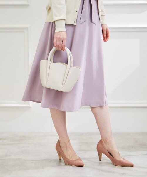 couture brooch（クチュールブローチ）の「◆スカラップミニバッグ（ショルダーバッグ・レディース・ブラック/アイボリー/ベビーピンク・00）」の17枚目の写真