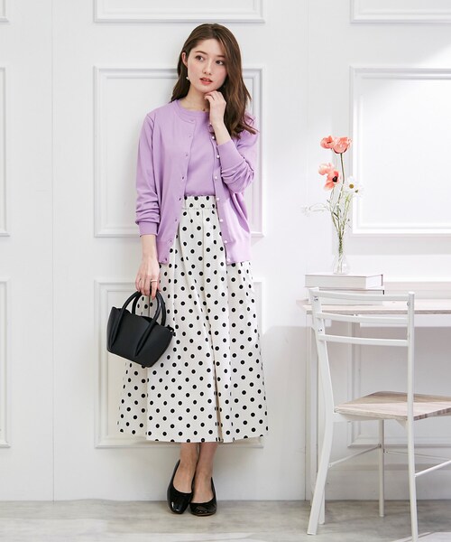 couture brooch（クチュールブローチ）の「◆スカラップミニバッグ（ショルダーバッグ・レディース・ブラック/アイボリー/ベビーピンク・00）」の18枚目の写真