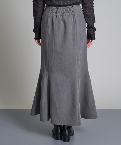 A de a.v.v（アードアー・ヴェ・ヴェ）の「（セットアップ可）サス付きハイウエストマーメイドスカート（スカート・レディース・グレー/ブルー・SMALL/MEDIUM/36/38）」の9枚目の写真