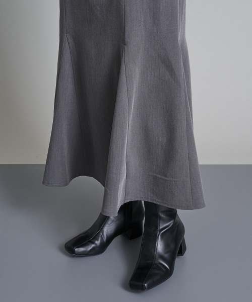 A de a.v.v（アードアー・ヴェ・ヴェ）の「（セットアップ可）サス付きハイウエストマーメイドスカート（スカート・レディース・グレー/ブルー・SMALL/MEDIUM/36/38）」の12枚目の写真